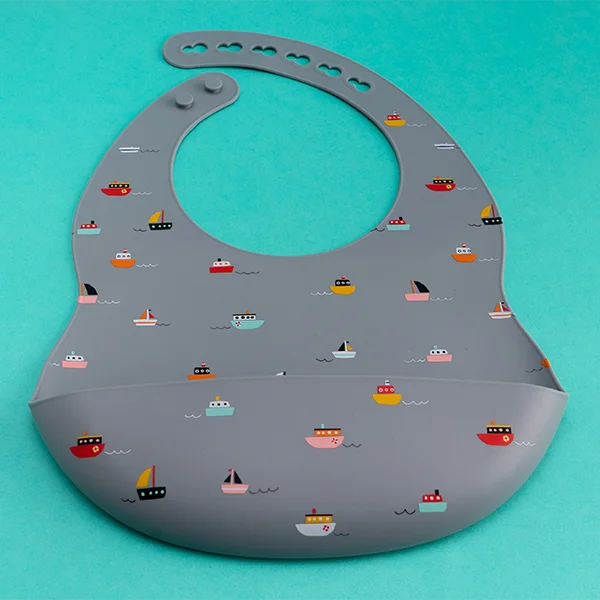 SILICON ROUND BIB