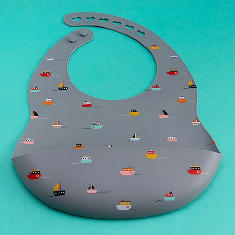 SILICON ROUND BIB