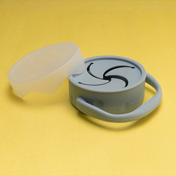 SILICON SNACK CUP WITH LID