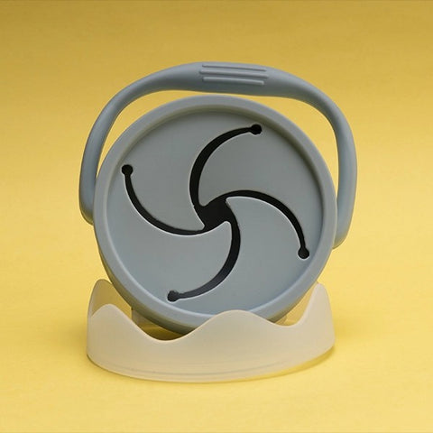 SILICON SNACK CUP WITH LID