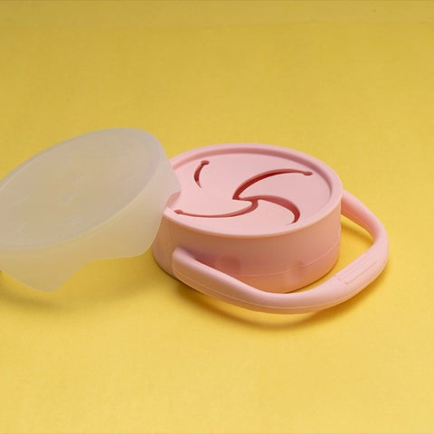 SILICON SNACK CUP WITH LID