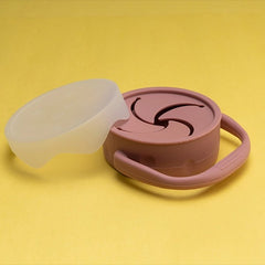 SILICON SNACK CUP WITH LID